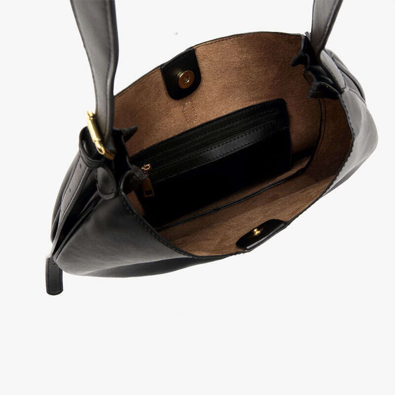 Women's Tote Bag Large Capacity Underarm Bag Vintage Simple Soft Leather Commuting Multi-purpose Shoulder Crossbody Bag