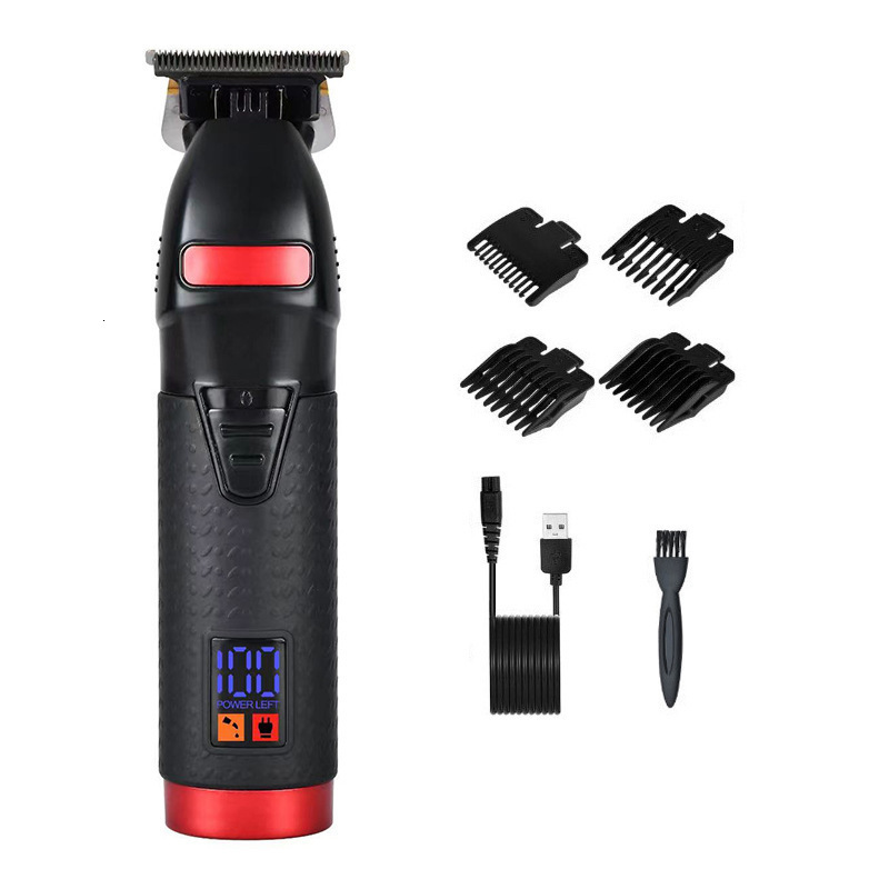 Professional Electric Trimmer Carbon Steel Blade Clipper Barber Shop Salon Hairdressing The Head Beard for Man 240712