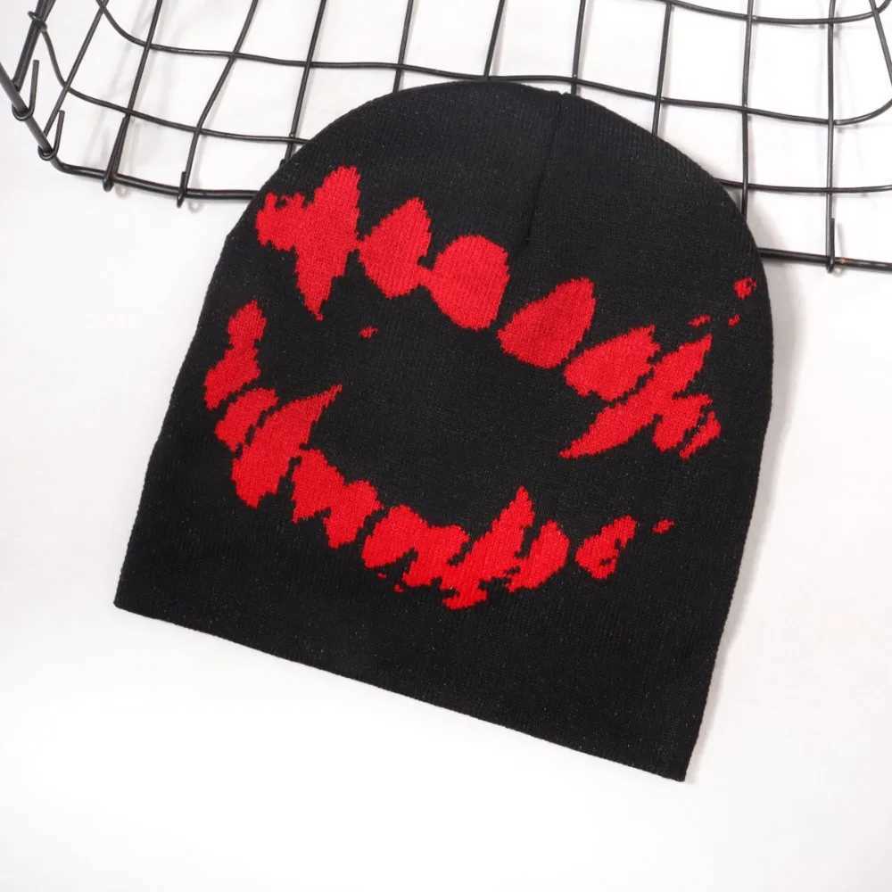 2025 Fashion Hat Knitting Beanies Goth Caps Men Women Y2k Winter Pop Harajuku Vintage Warm Hip Hop Casual Outdoor CapXJ251110
