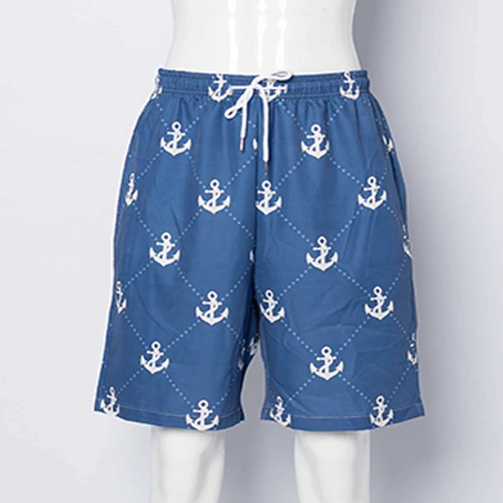 Hawaiian style casual beach shorts loose size 3D digital printing mens fashionable casual shorts X250410