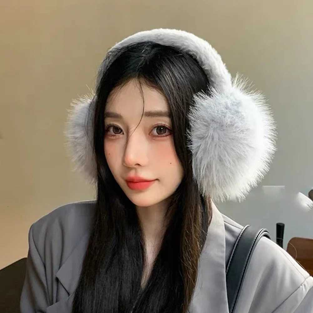 Soft Plush Ear Warmer Winter Earmuffs for Women Men Fashion Solid Color Earflap Outdoor Cold Protection Ear-Muffs Ear Cover W251110