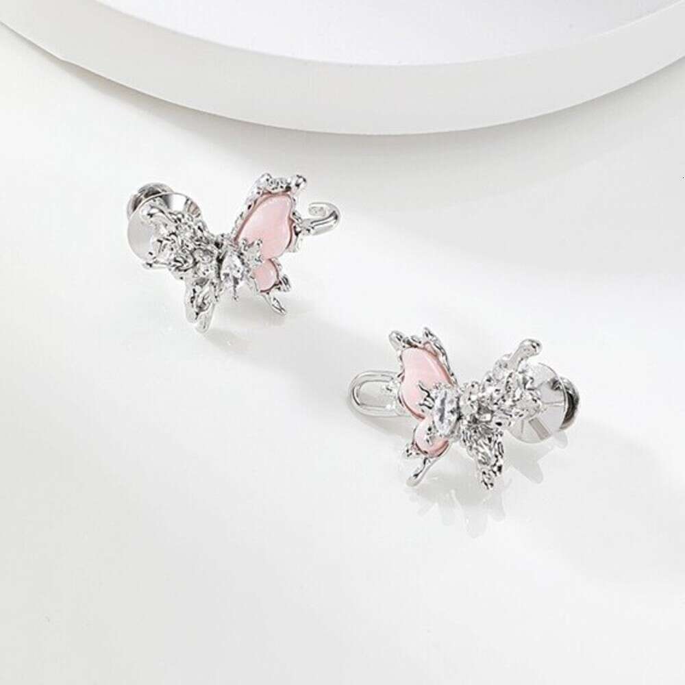 Original Pink Butterfly Buckle Jeans Reducer Tightening Artifact Exquisite Girl Waist Accessories Wholesale