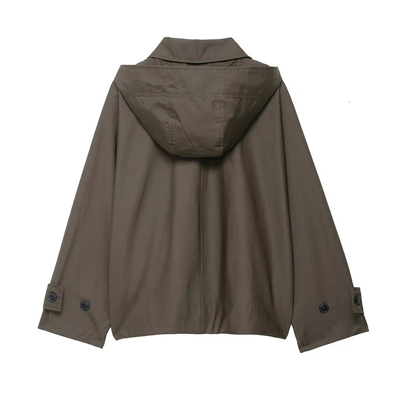 Women Waterproof Jacket Autumn Fashion Long Sleeve Coat Female High Street Outerwear Casual In Jackets 251110