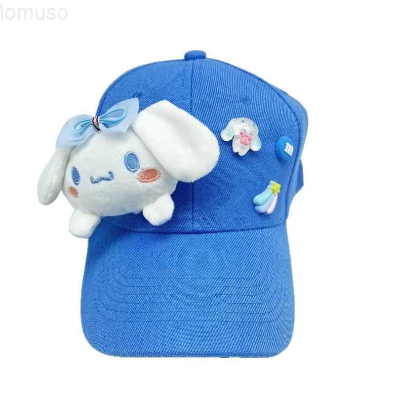 Sanrio Cute Cartoon Duckbill Cap Sweet Girl Baseball Cap Fashionable Versatile Sun Protection Hat for Women H2511101