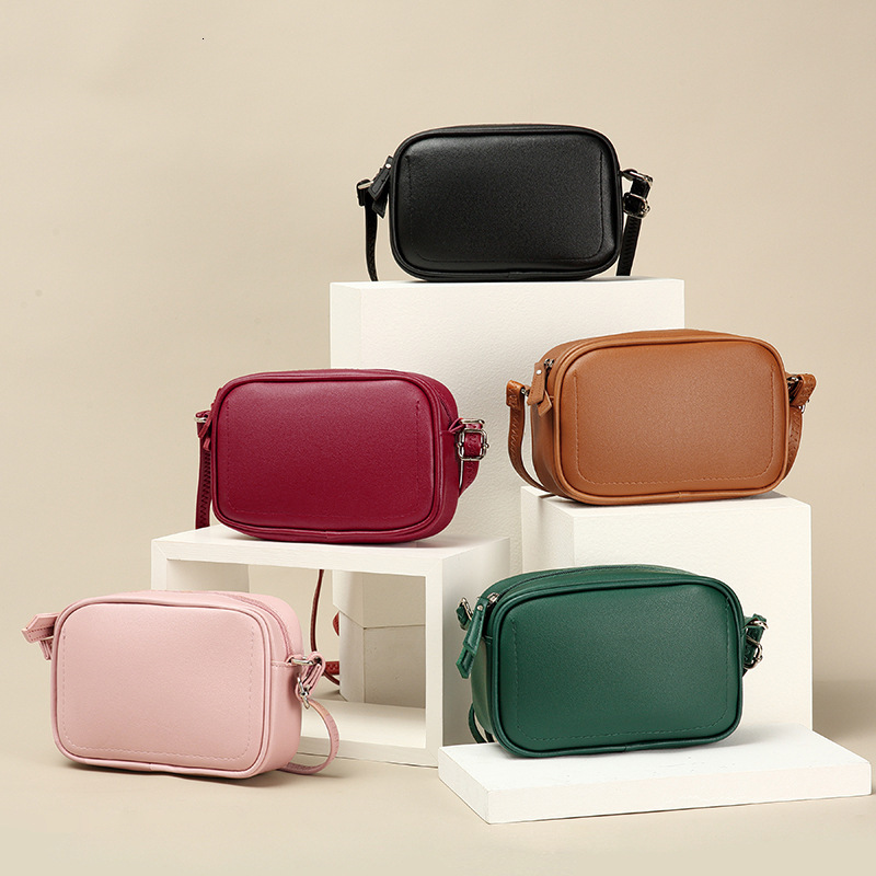 Overseas Purchase Solid Color Simple Korean Version Versatile Small Square Fashion Crossbody Shoulder Women's Bag Wholesale