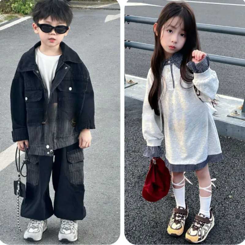 Childrens sports shoes 2025 autumn new item boys soft soled Forrest Gump shoes girls non slip casual dad shoes Size 26-37 T251110