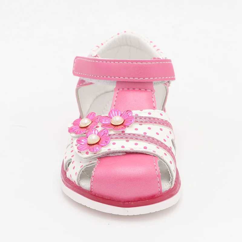 Cute Eagle Summer Girls Sandals Pu Leather Childrens Shoes Closed Toe Baby Girls Shoes Orthopedic Sandals Size 21-26 New 2020 Z250410