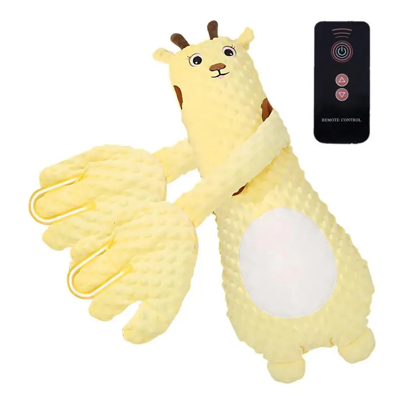 Infant Exhaust Pillow hHand Remote Controlled Soothing for Baby Sleep Cartoon Plush Toddler Comforting Hand 251104