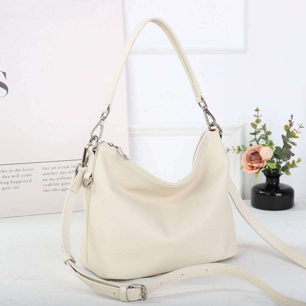 Hobo Shoulder Genuine Leather Women Luxury Handbag New Designer Box Boston Shopping Slant Vintage Bag St251110