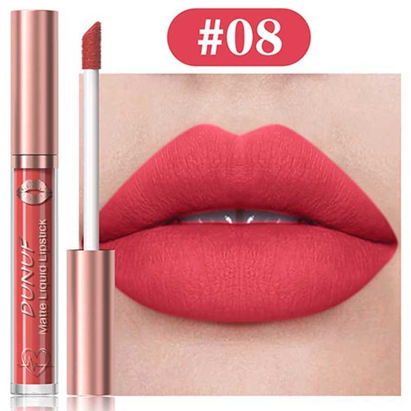 18-Colors Sexy Velvet Matte Lip Gloss Rose Pink Liquid Lipstick Beauty Red Waterproof Lasting Easy To Color Nude Lip Tint MakeupT251110
