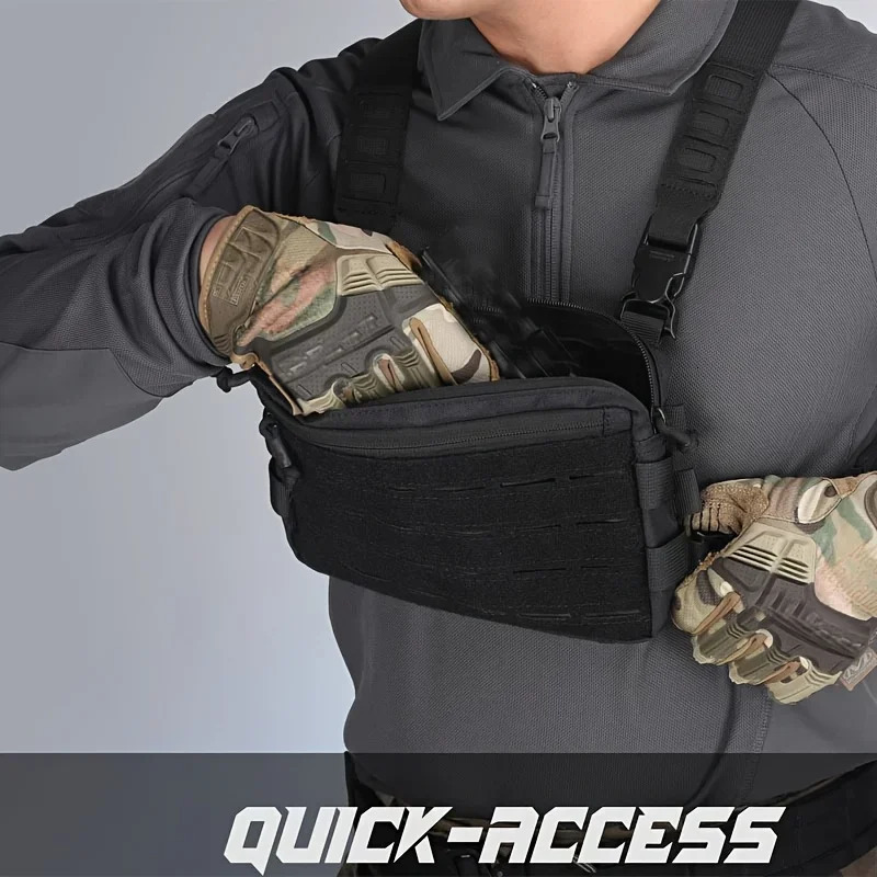 Tactical backpack chest hanging bag running with front loop reconnaissance suitable for outdoor 251110