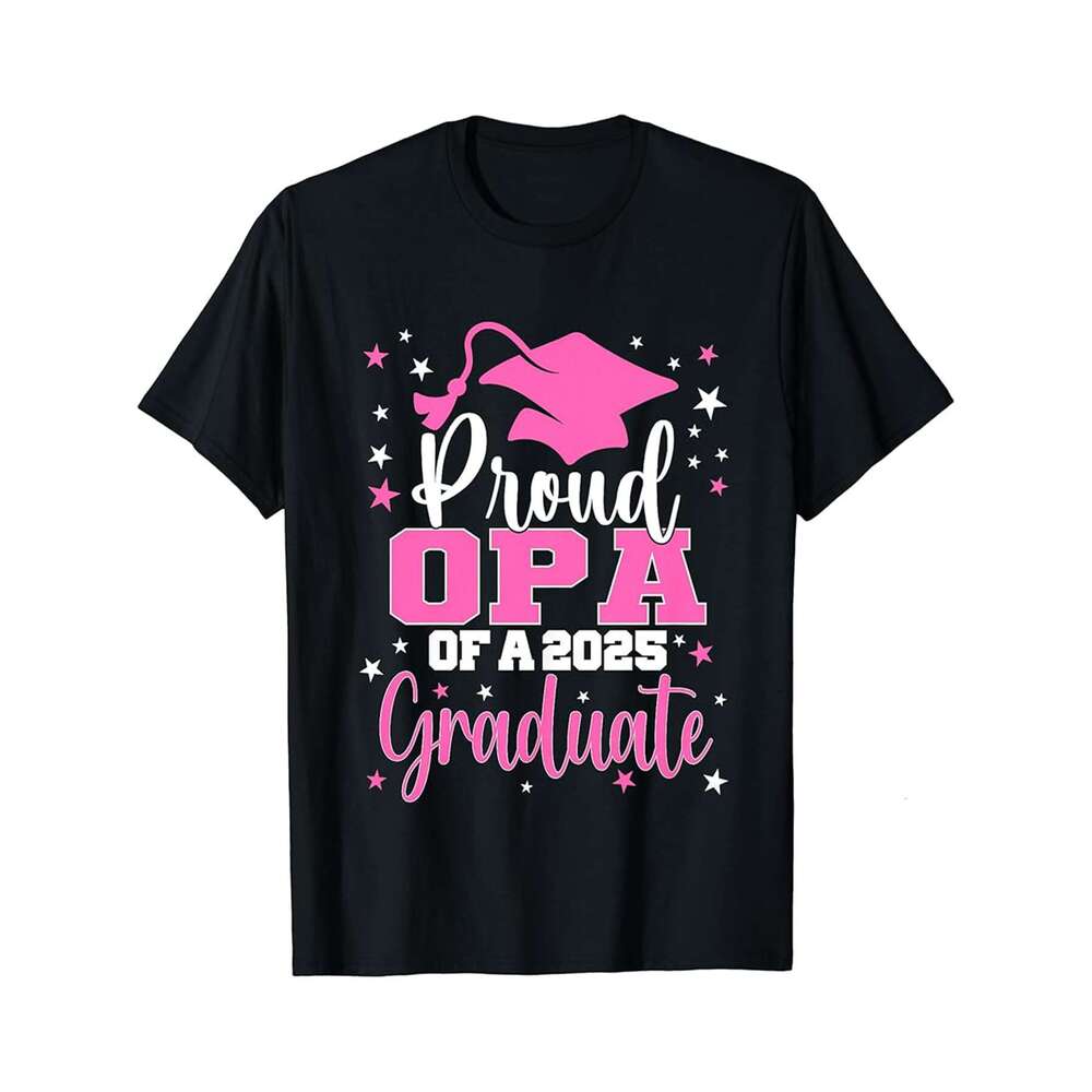 Designer T shirt Proud Stepgrandmother of a Class of 2025 Graduate Graduation - 220g T shits