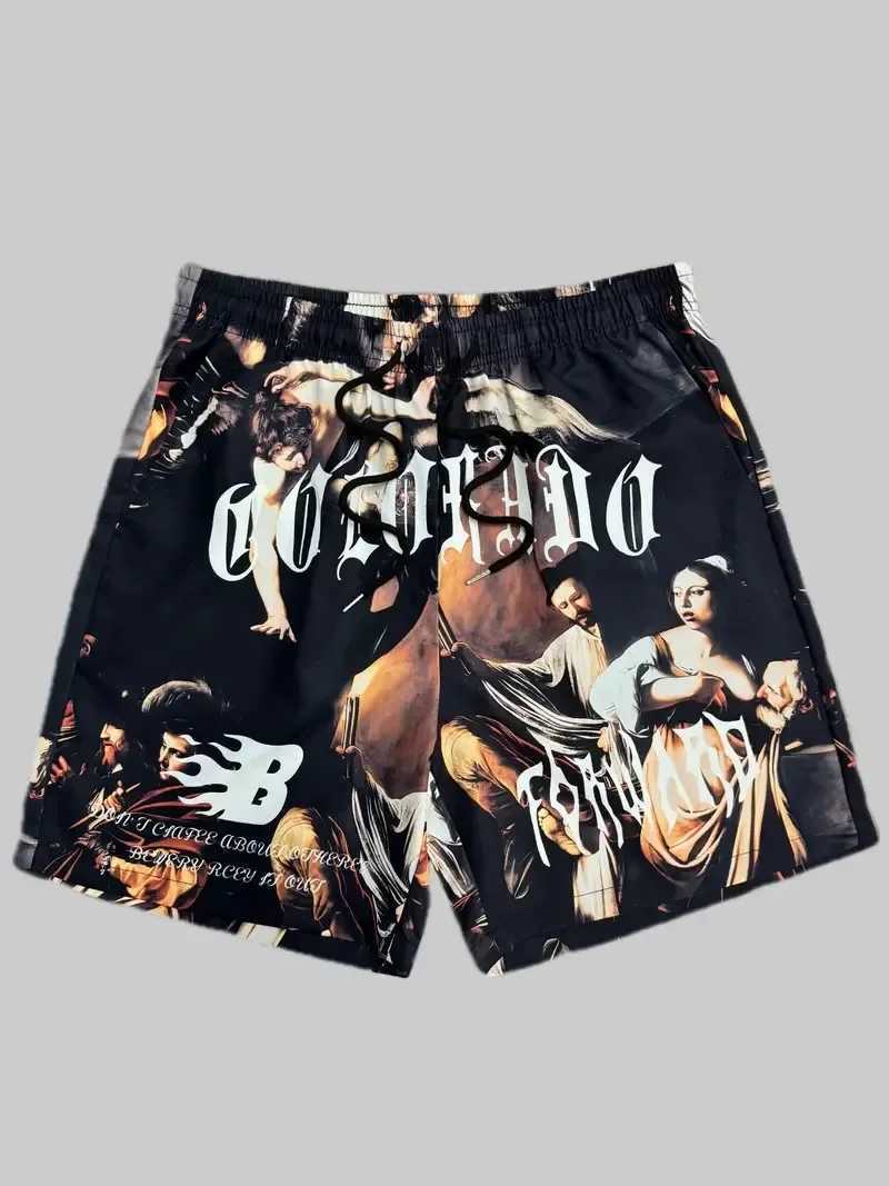 Hot selling fast drying shorts comfortable and breathable training shorts loose and casual beach shorts Hawaiian vacation shorts X250410