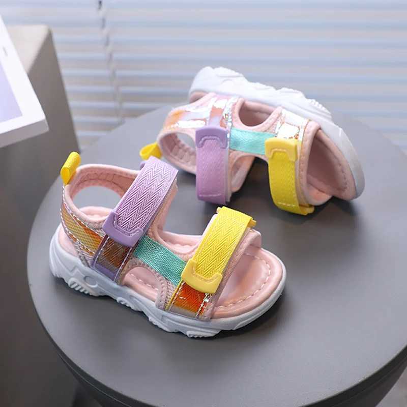 Baywell Girls Sandals Summer Childrens Shoes Fashionable Lightweight Soft Apartment Preschool Baby Boys Sandals Baby Casual Beach Childrens Shoes Z250
