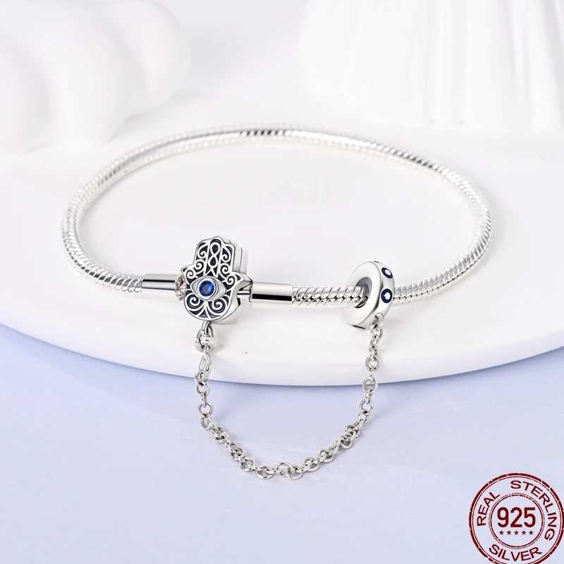 Original Bracelets 925 Silver 17-20CM Heart Safety 3mm Chain Snake Bone Bracelet Fit DIY Charms Bead Birthday Jewelry GiftsT251110