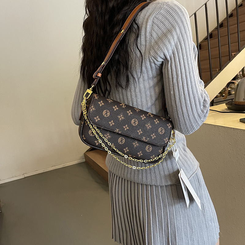 Designer Bag Fashion Leather Chain Stylish High-End Shoulder Bag Classic Letter Wallet Women's Underarm Bag Mini Versatile Handbag Luxury Tote Fa