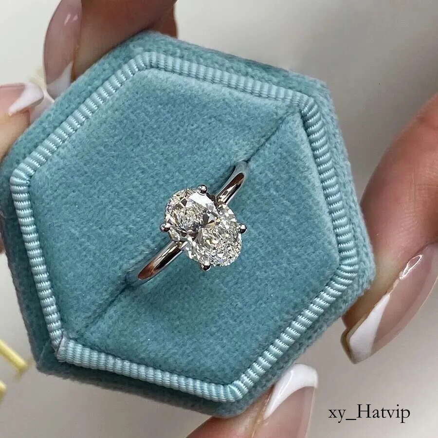 14K White Gold Oval Cut Lab Grown Dia 3 Carat EF VS CVD HPHT dia Engagement Ring Halo Rings IGI