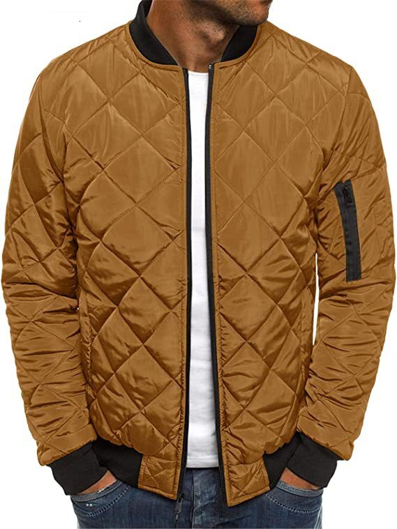 Mens cotton clothes autumn and winter multi-color loose jacket diamond checkered cotton clothes mens clothing