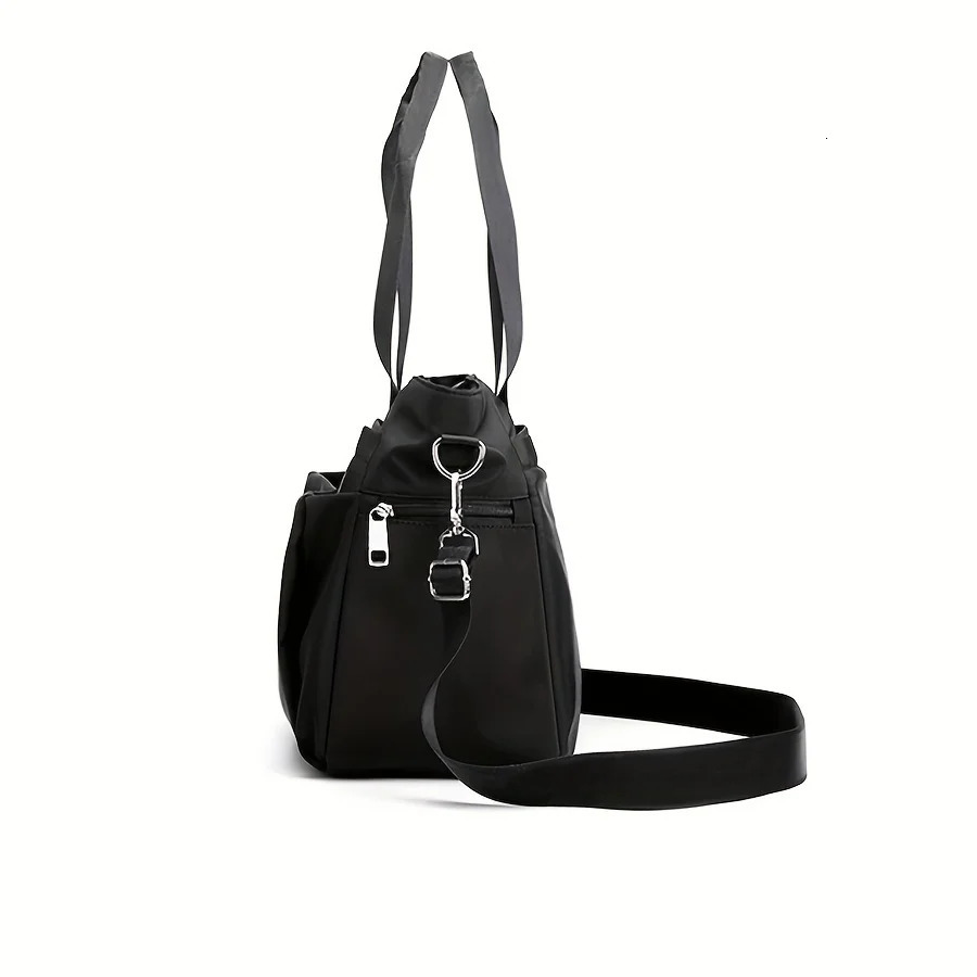 Simple and stylish large capacity womens bag nylon cloth lightweight versatile single shoulder casual handbag c 251110
