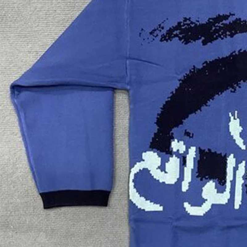 Fashion New Hip-hop Street Gothic Wool Retro Pullover Sweater Knitted Sweater Mens Womens Y2K Harajuku Punk Sweater Knitwear Top 90s Y251110