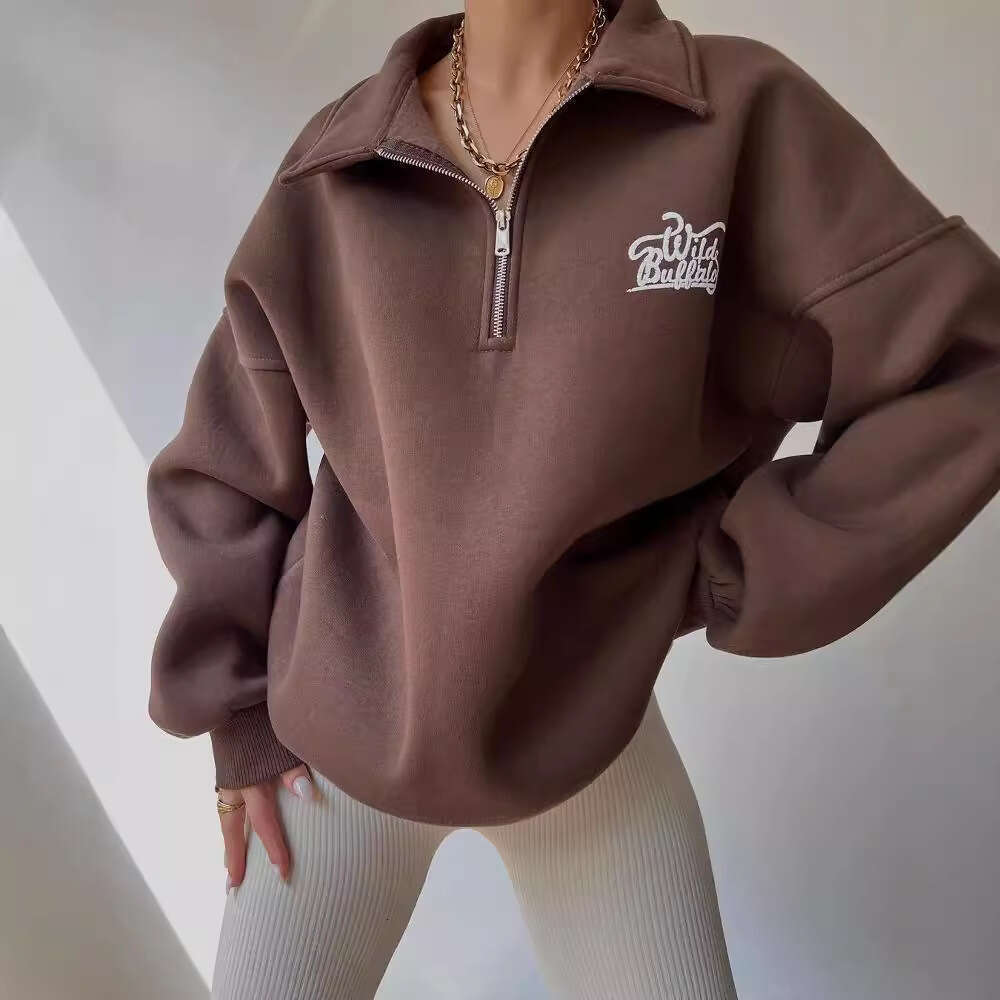 2024 New Printed Long Sleeve Hoodie for Autumn and Winter Versatile Veet