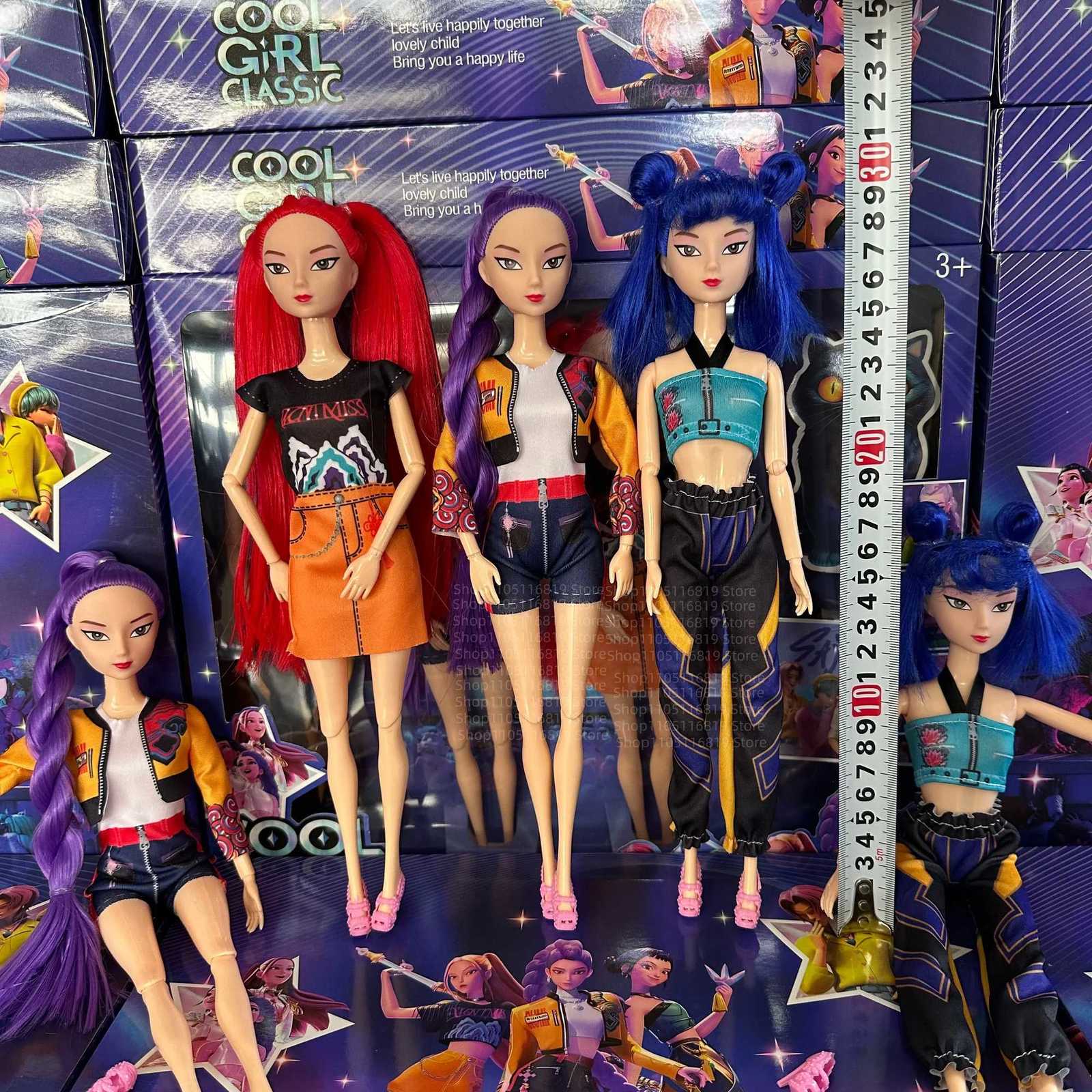 KPop Demon Hunters Doll Vinyl Toy Huntrix Rumi Mira Zoey K pop Character Mask Figurine Diy Christmas Birthday Gift Cosplay Decor Z251110