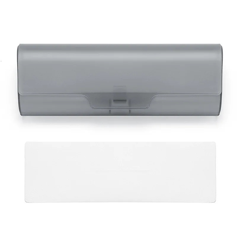 Simple Presbyonic glasses case large capacity accessories portable frosted material 250410