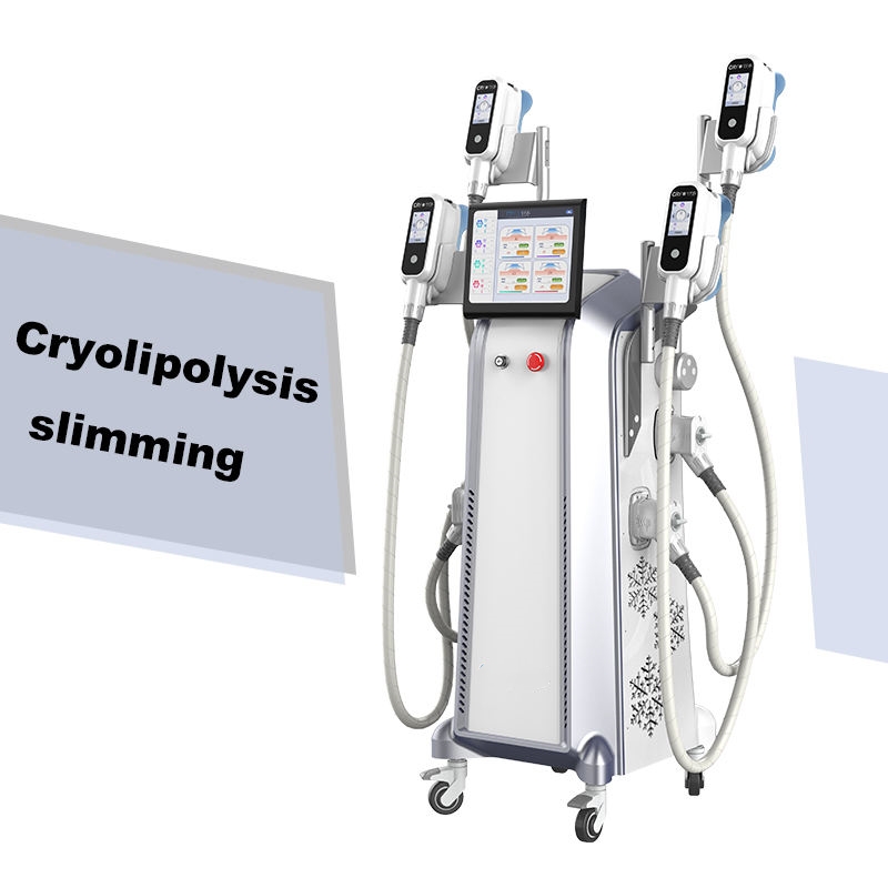 Professional 360 Cryolipolysis Fat Freezing Machine 4 Handles Slimming Device For Beauty Salon Spa Body Sculpting Weight Loss Equipment CE Approved