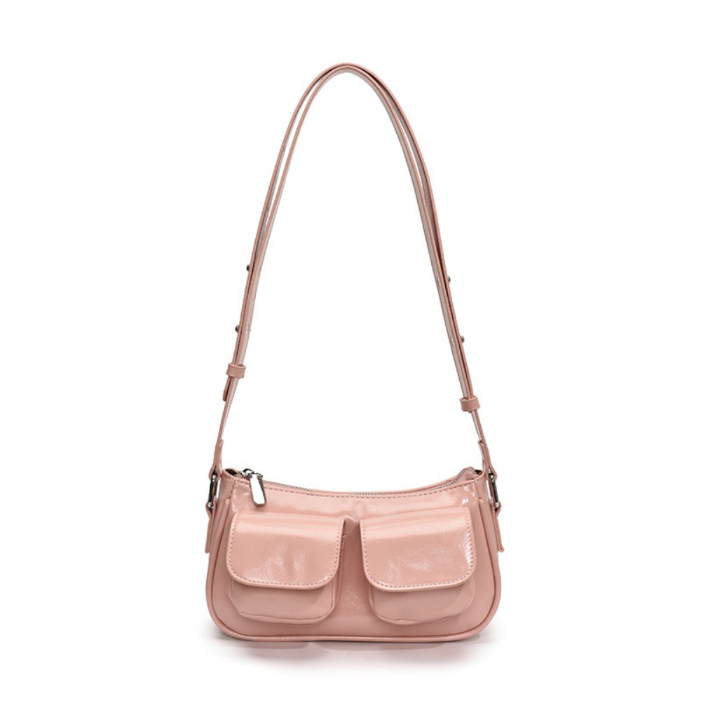 Chic Unisex Travel Companion: Durable Padded Strap underarm bag with multiple compartments for everyday use.