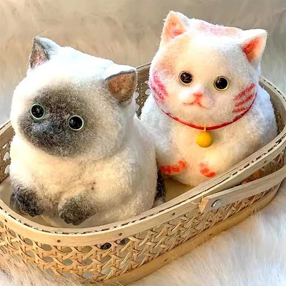 Taba Squishy Cute Plush Cat Fidget Toy Extra Large Sensory Stress Relief Toy Childrens Anxiety Relaxation Squeezing Gift M250410