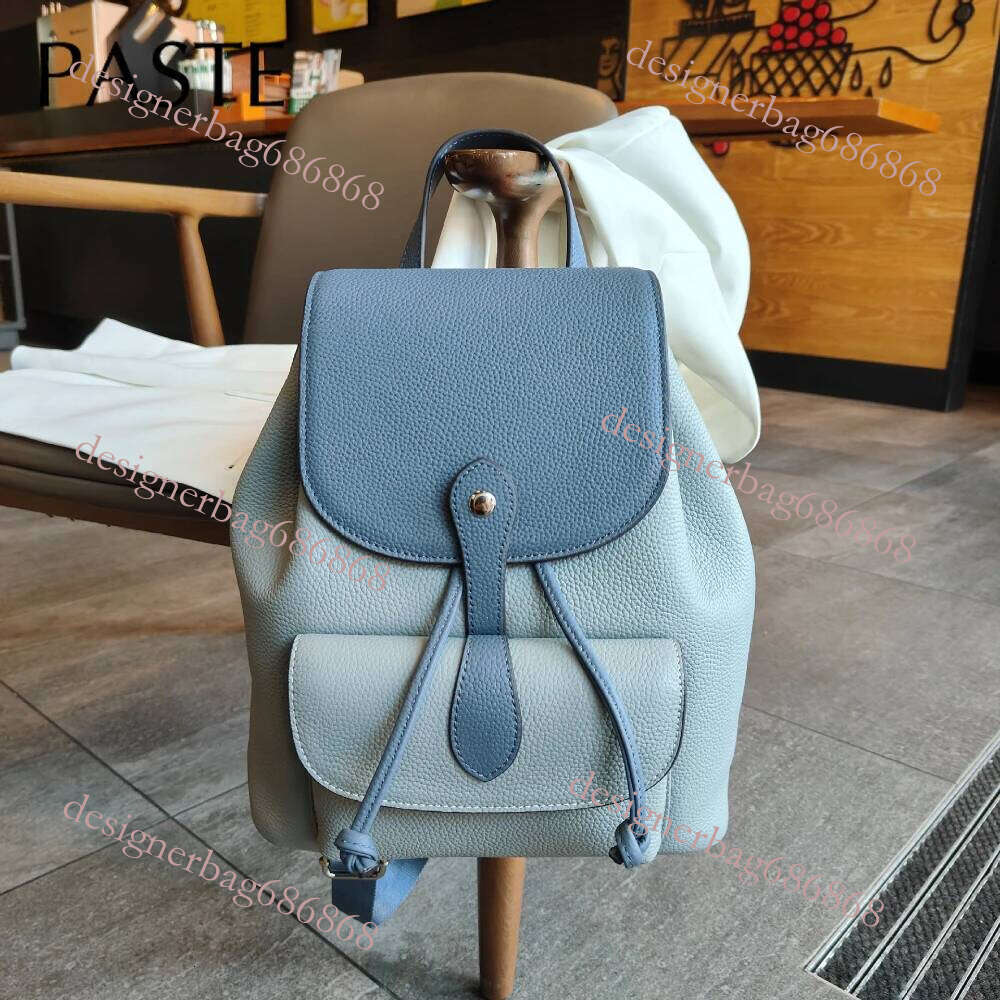 Designer Bag Tote Bag Shoulder Bag Retro String Cover Close Anti Theft Design Hit Color Women Backpack Genuine Cow Leather Female College Style Bagpac