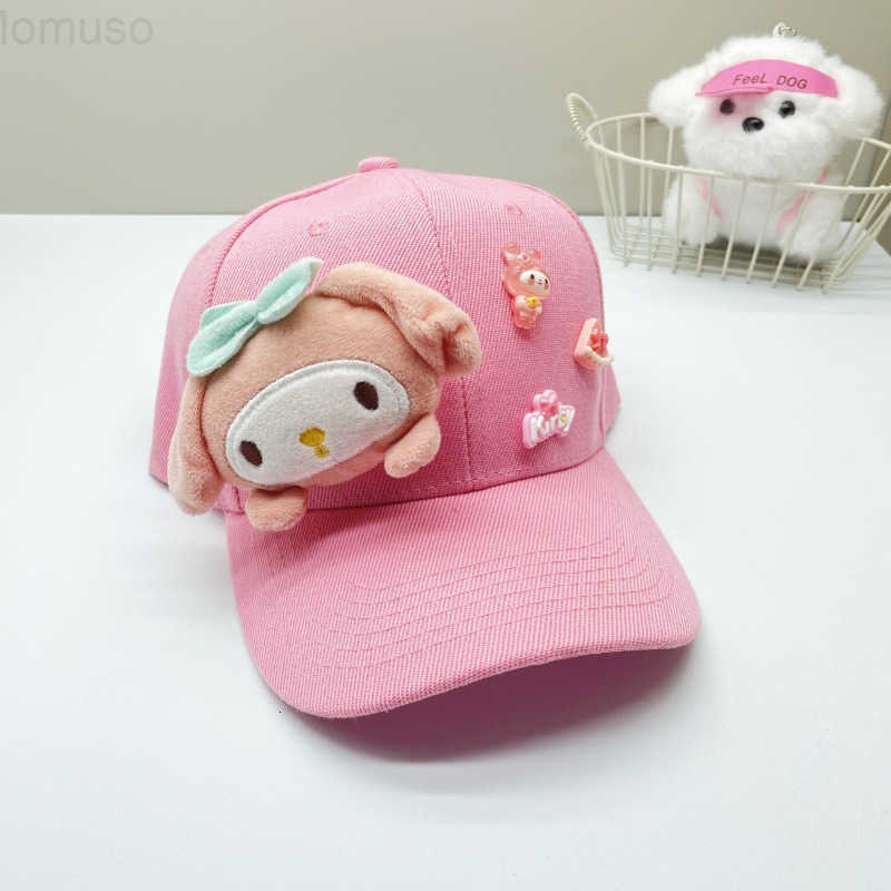 Sanrio Cute Cartoon Duckbill Cap Sweet Girl Baseball Cap Childrens Sun Protection Hat Fashionable Versatile H251110