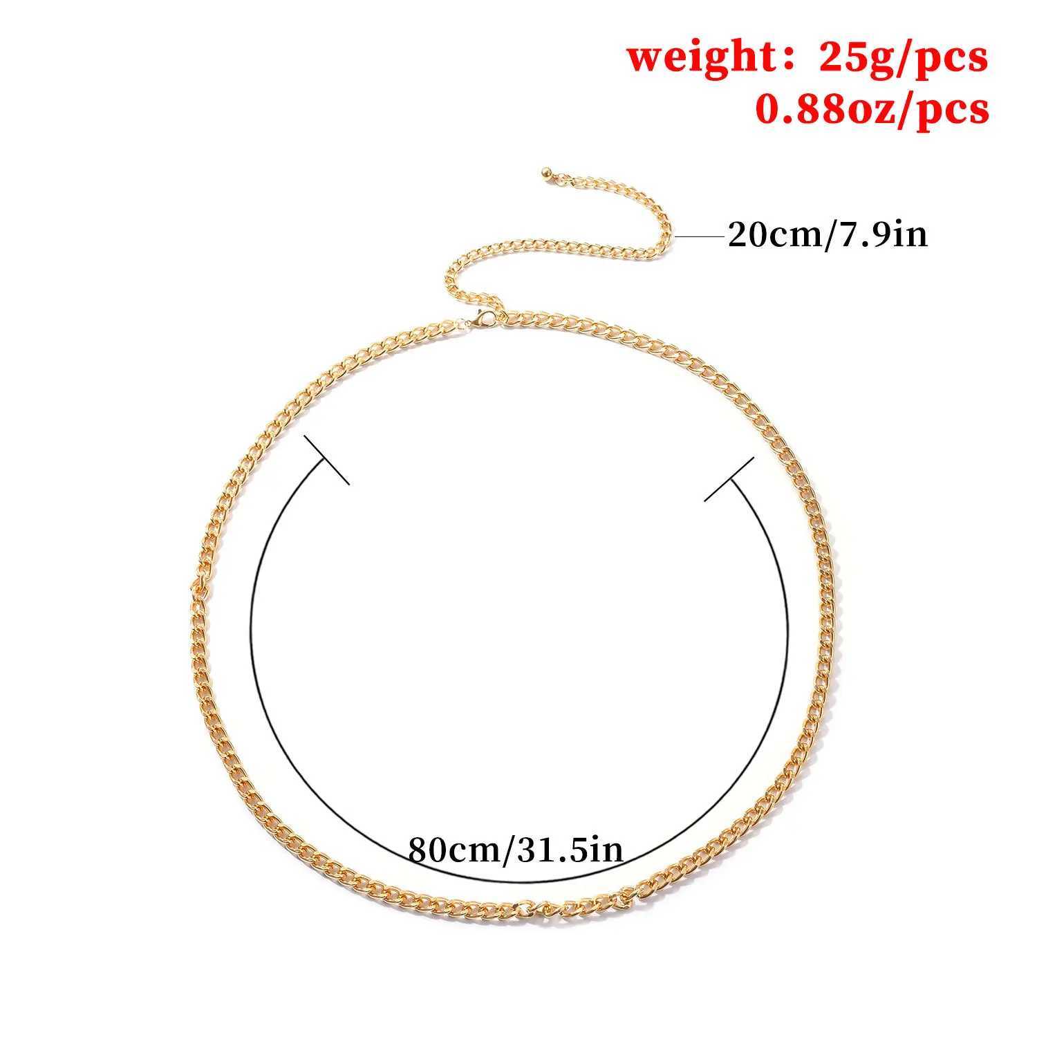 Summer Beach metal body chain waist chain accessory used for Wen sexy bikini body jewelry belly waist chain belt gift X250410