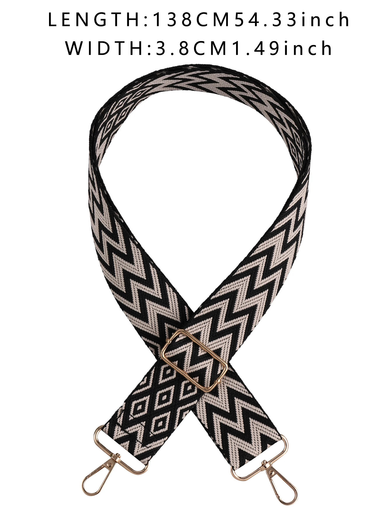 Diagonal cross bag with adjustable shoulder straps casual bag strap single purchase dual-use womens bag strap wide shoulder 251110