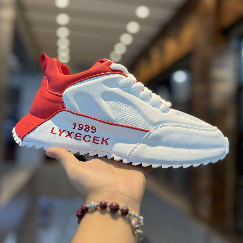 Black Versatile Sneakers Ins Men's Trendy Niche Stylish Running Student Personality Design Casual Shoes