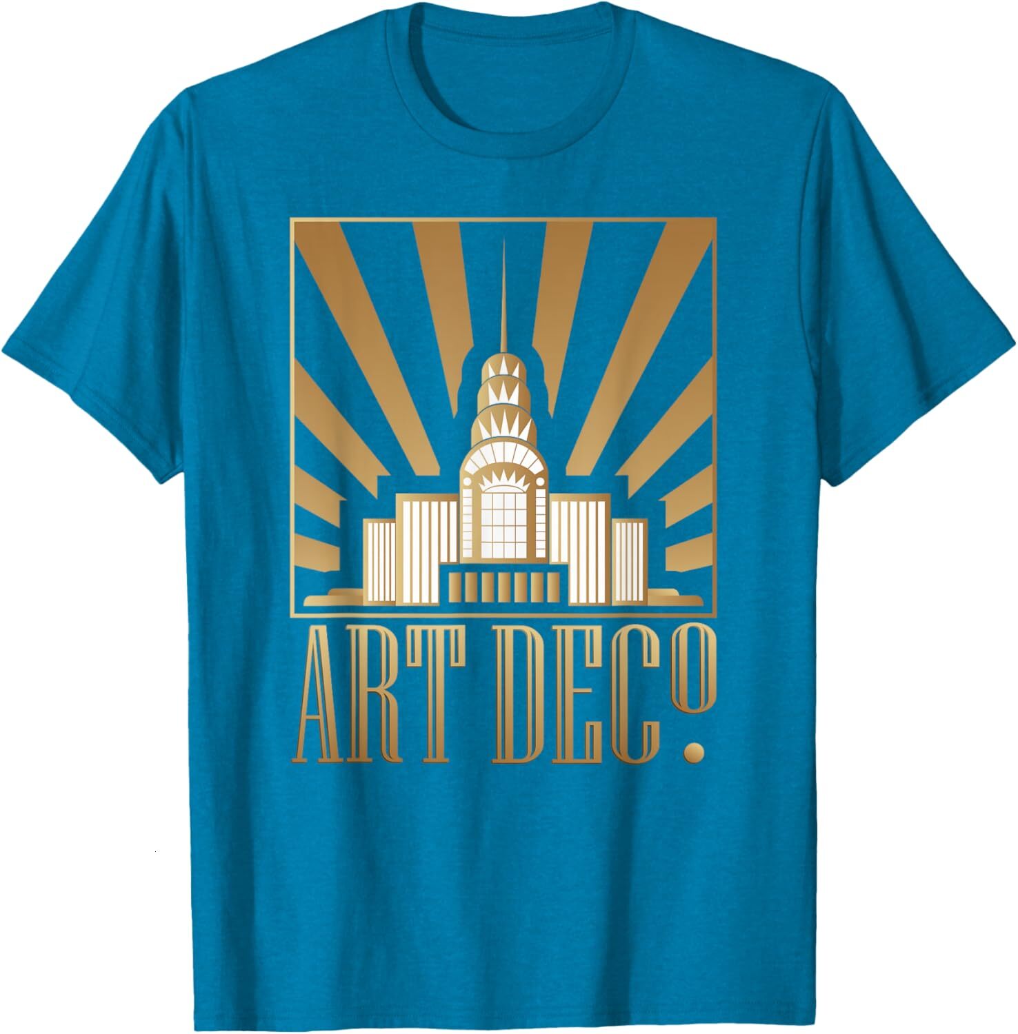 T shirt for Mens Art Deco Gift For Men Women Architectural Design Poster Graphic Tee Casual Tops Clothes Short sleeve cool