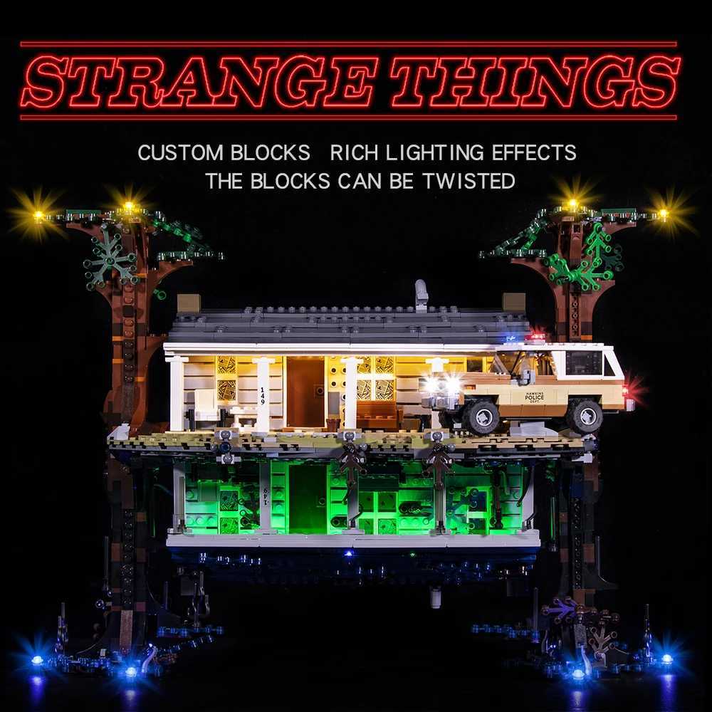 Vonado LED Light Set City 75810 Stranger Things The Upside Down Building Blocks Bricks Set DIY Toys Kit No Model X251110