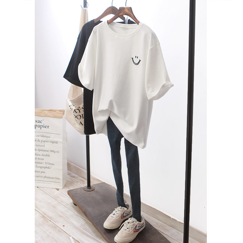 2025S Designer Women S T Shirt White T Shirt Short Sleeved Summer New Korean Loose Oversized Student Clothes Women S Ins