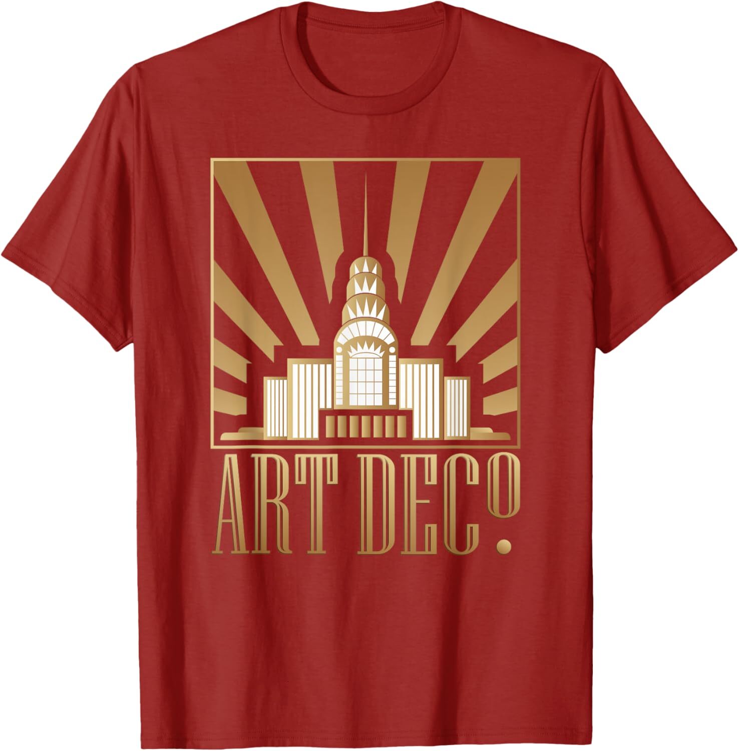 T shirt for Mens Art Deco Gift For Men Women Architectural Design Poster Graphic Tee Casual Tops Clothes Short sleeve cool