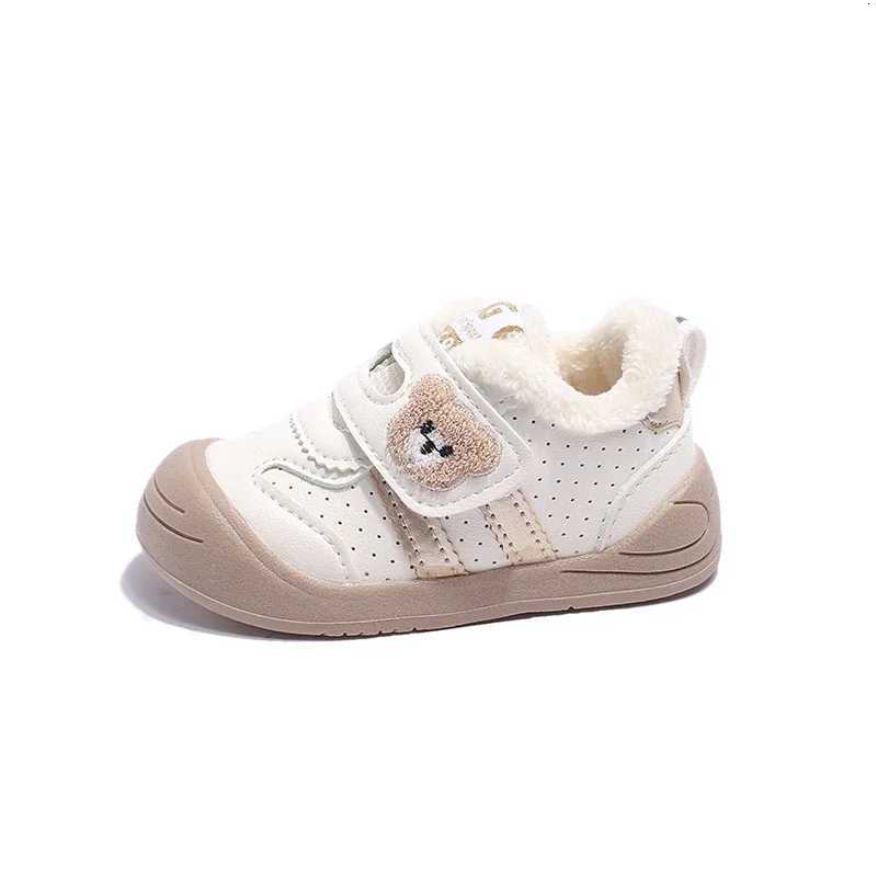 2024 Children Casual Plush Shoes for Girls Boys Winter New Fashion Korean Style Soft Sole Anti-slippery Versatile Chic Warm ShoeT251110