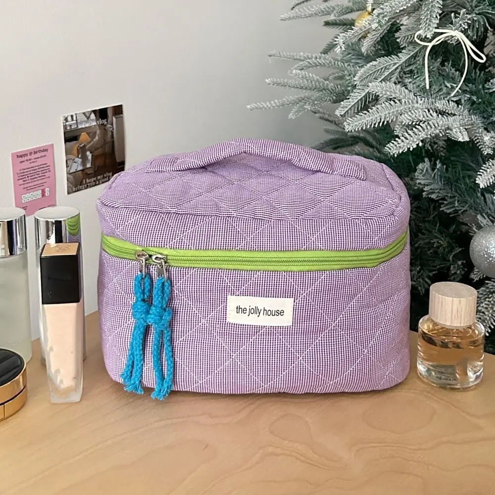 Colorful Makeup Bag Large Capacity Cosmetic Organizer Pouch Fashion Jewelry Handbag Portable Travel Storage Bag Toiletry Handbag 251110