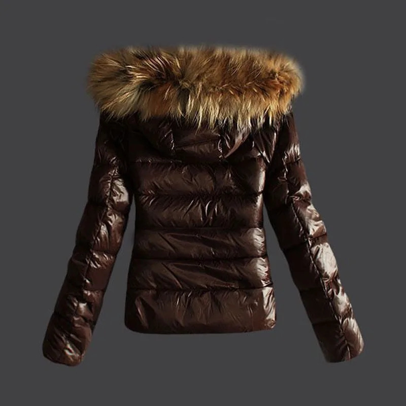 2025 Winter Jackets Women Basic Coats Fashion Faux PU Leather Winter Jackets Women Artificial Fur Collar Coat Female Outerwear251201ww