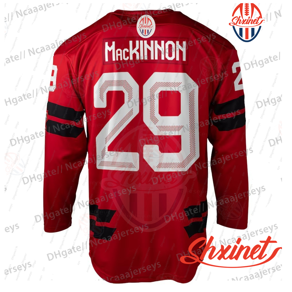 Custom Hockey Jerseys Canada 2026 Olympices 87 Sidney Crosby Mcdavid Nathan Mackinnon Brayden Point Cale Makar Sam Reinhart