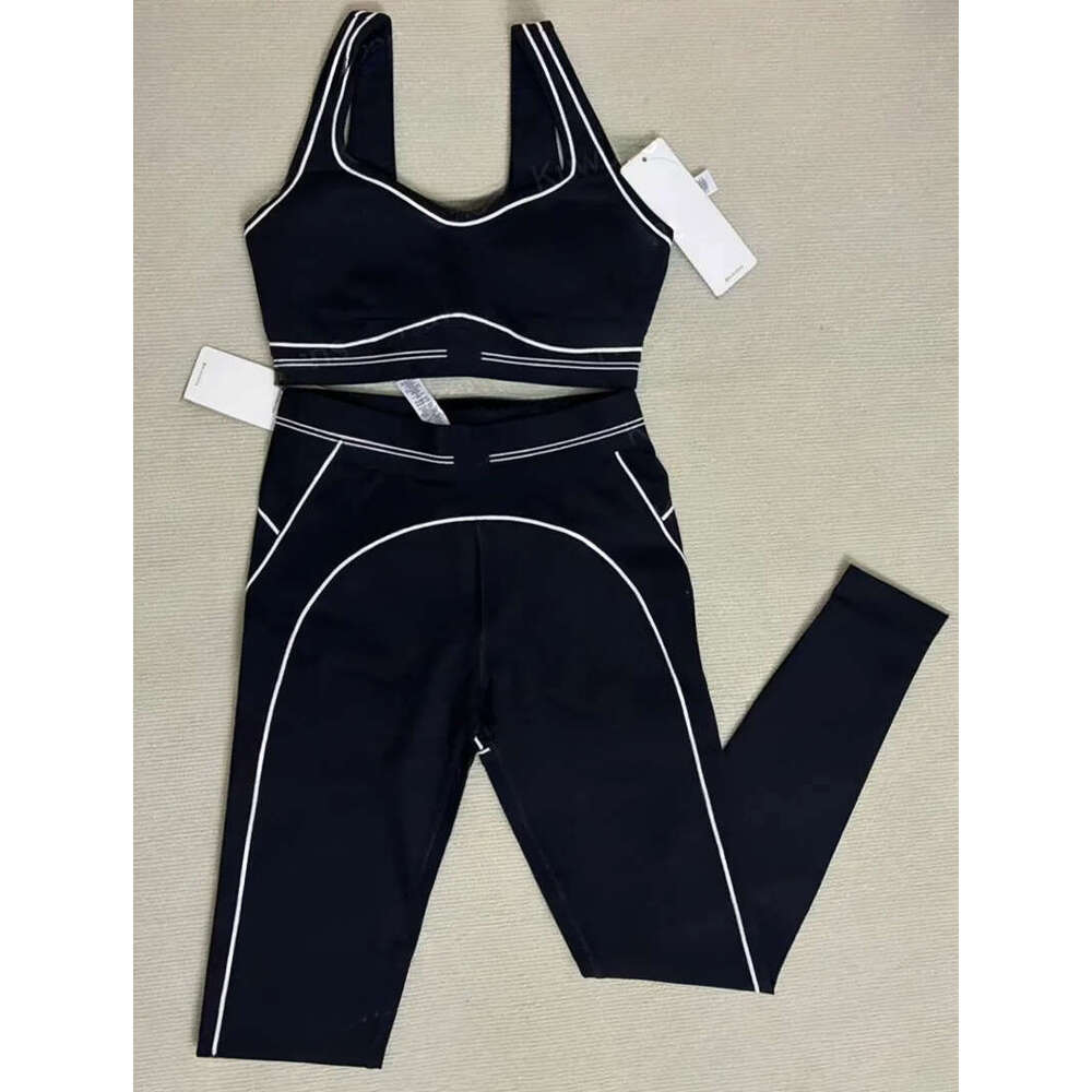 Women's Yoga Set Heart Throb Bra + Leggings Yogawomen Sets Gym Short Sports Outfit Pants Shaping Waist Fitness Jogging Sportswear Running