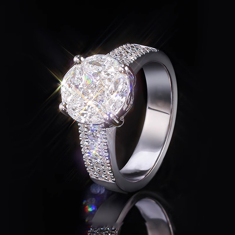 Choucong Gorgeous Wedding Rings Luxury Jewelry 925 Sterling Silver Fill Princess Cut 5A Cubic Zircon CZ Diamond Party Women Engagement Band Ring Gift