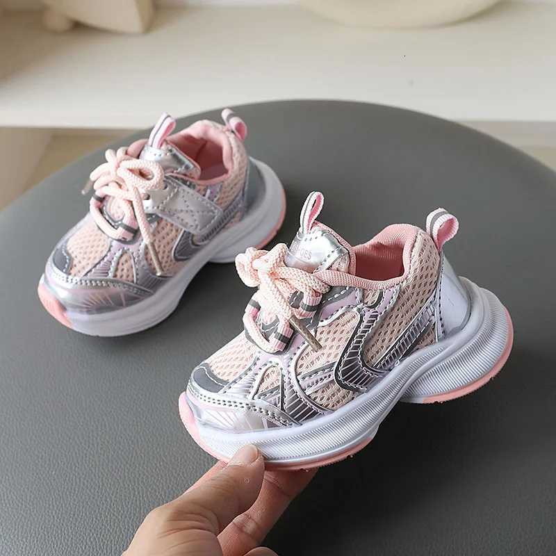 Children Sports Shoe Spring New Girl Shoes Boy Versatile Mesh Shoe Soft Sole Anti Slip Girl Casual Shoes Fashion Boy Single Shoe W251110