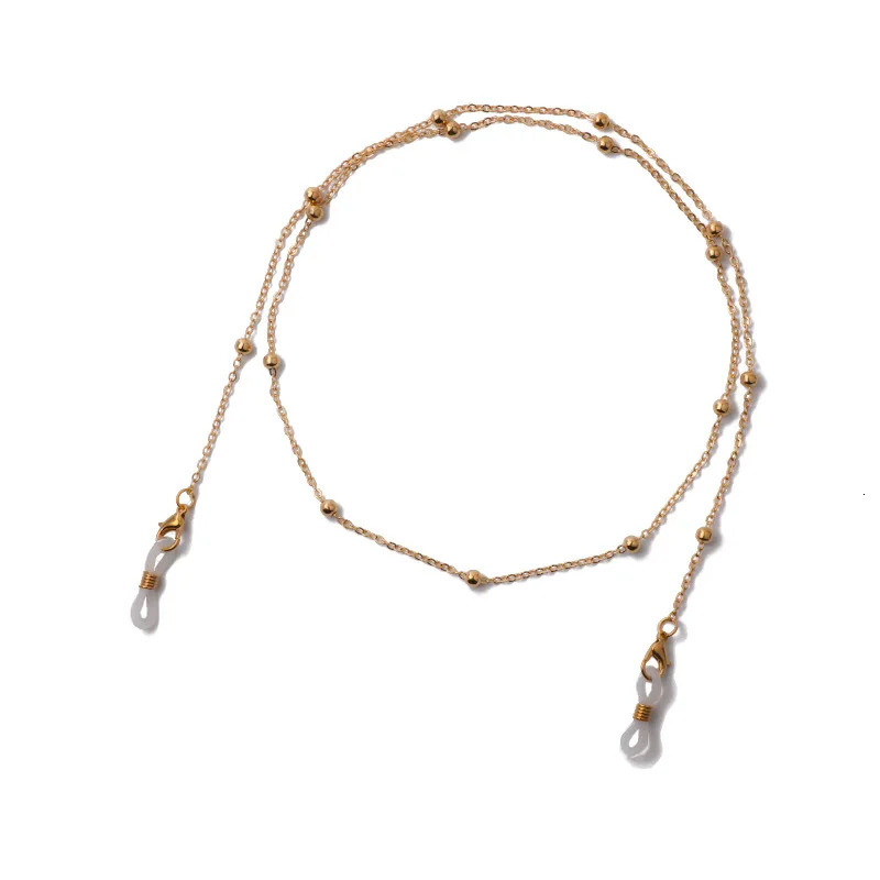 Pearl metal eyeglass chain face mask womens sunglasses accessories anti slip dualuse 250410