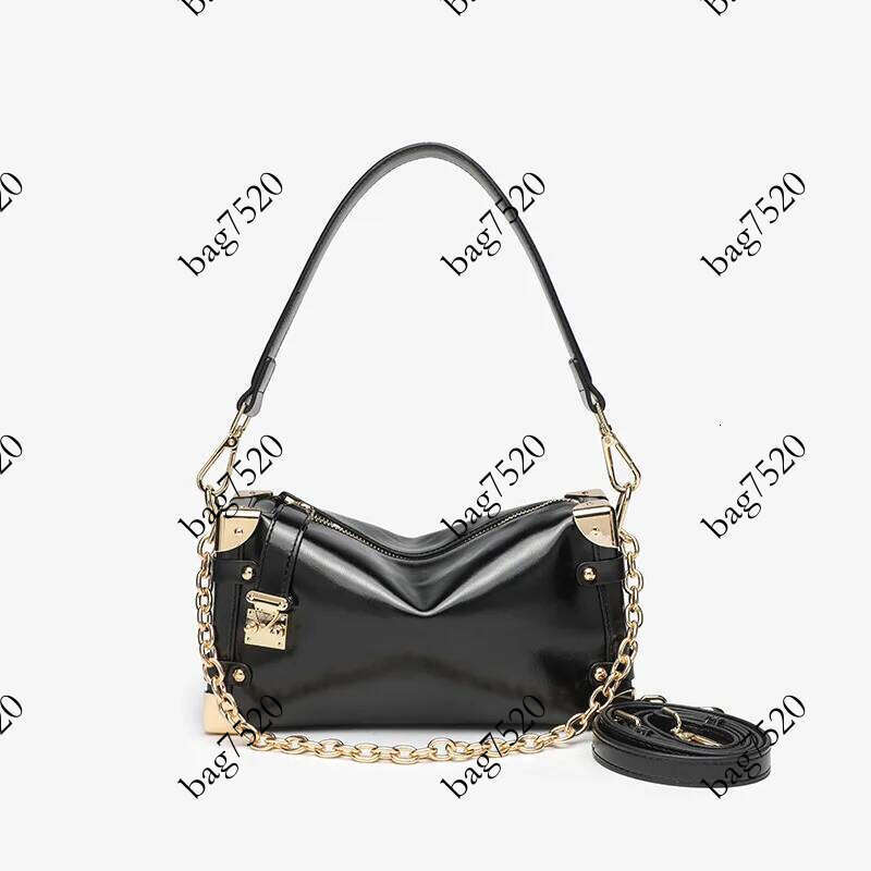 2025 Autumn Winter Soft Leather Box Bag for Women Minimalist Shoulder Crossbody Purse Fashionable Handbag