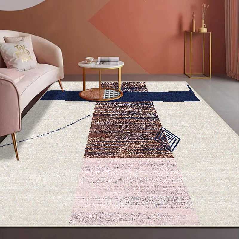 Abstract Simple Style Customizable Carpet Bedroom Decoration Rugs Sofa Side for Living Room Soft Fluffy Lounge Floor Mat Office Y251110