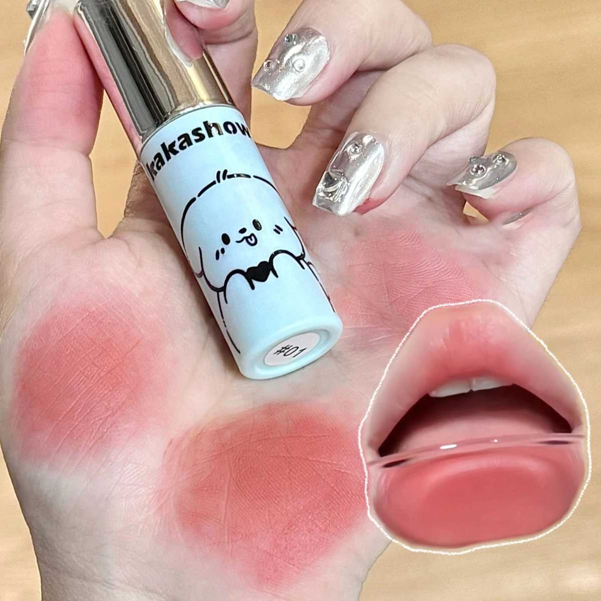 Sexy Red Brown Lip Mud Grey Pink Lipstick Moisturizing Velvet Matte Mousse Lip Gloss Waterproof Non-Stick Cup Makeup Lip TintT251110